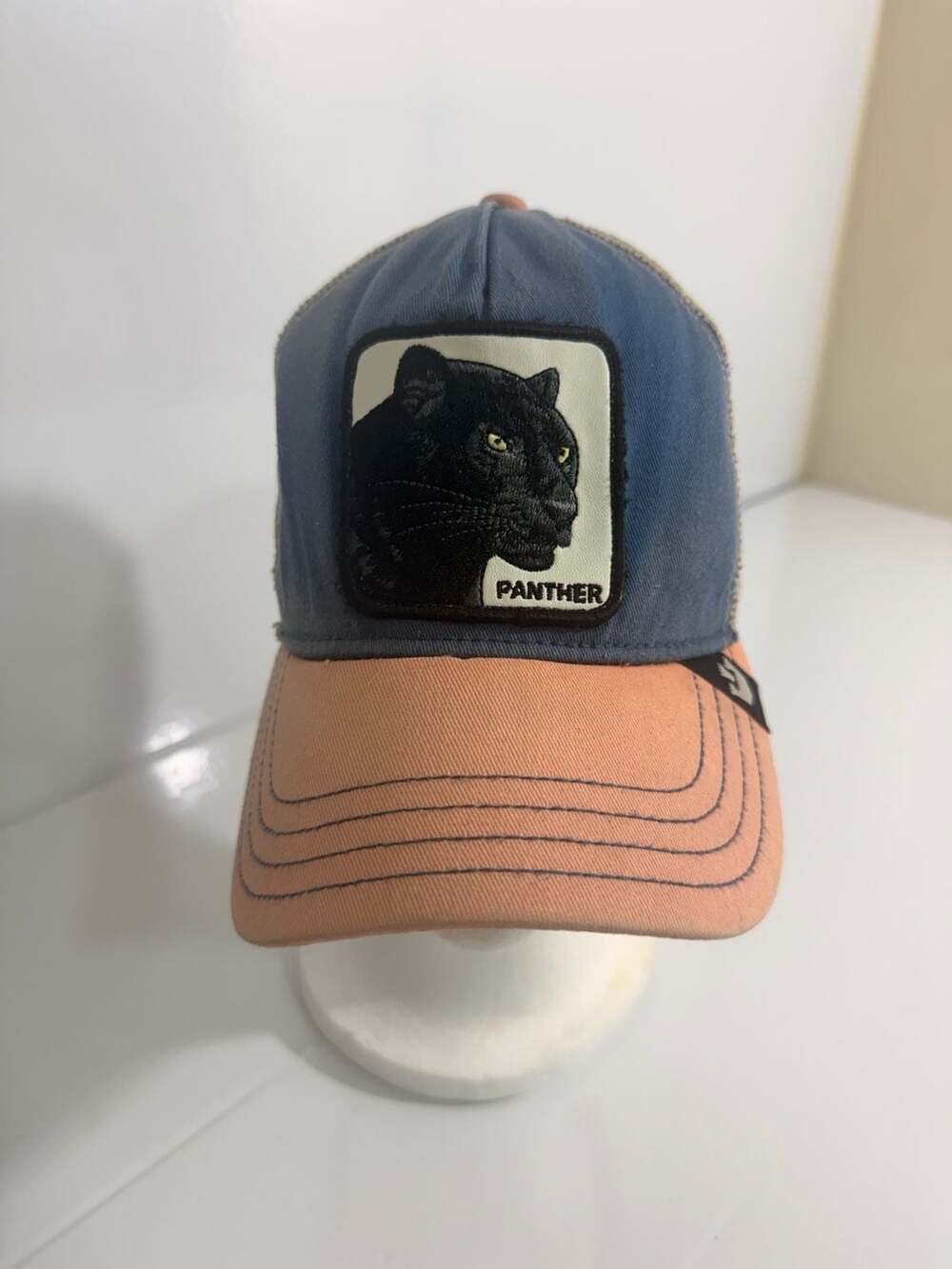 Goorin Bros. Panther Trucker Hat Blue Orange Snapback